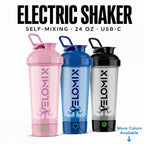 VELOMIX 24oz Rechargeable Protein Shaker Bottle