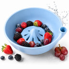 Self-Spinning Berry Washing Bowl