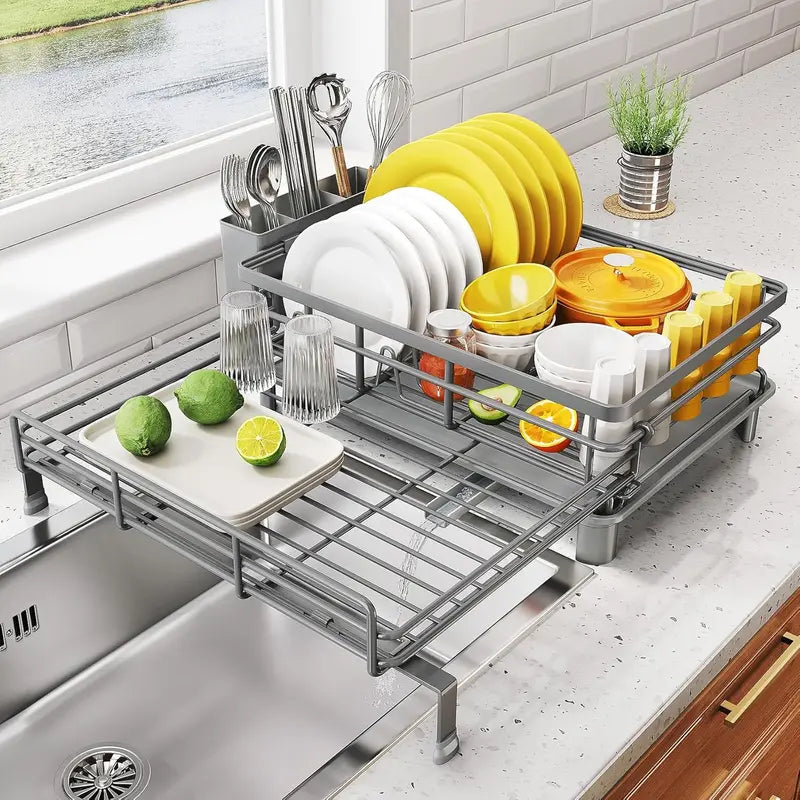 Expandable Kitchen Sink Dish Rack