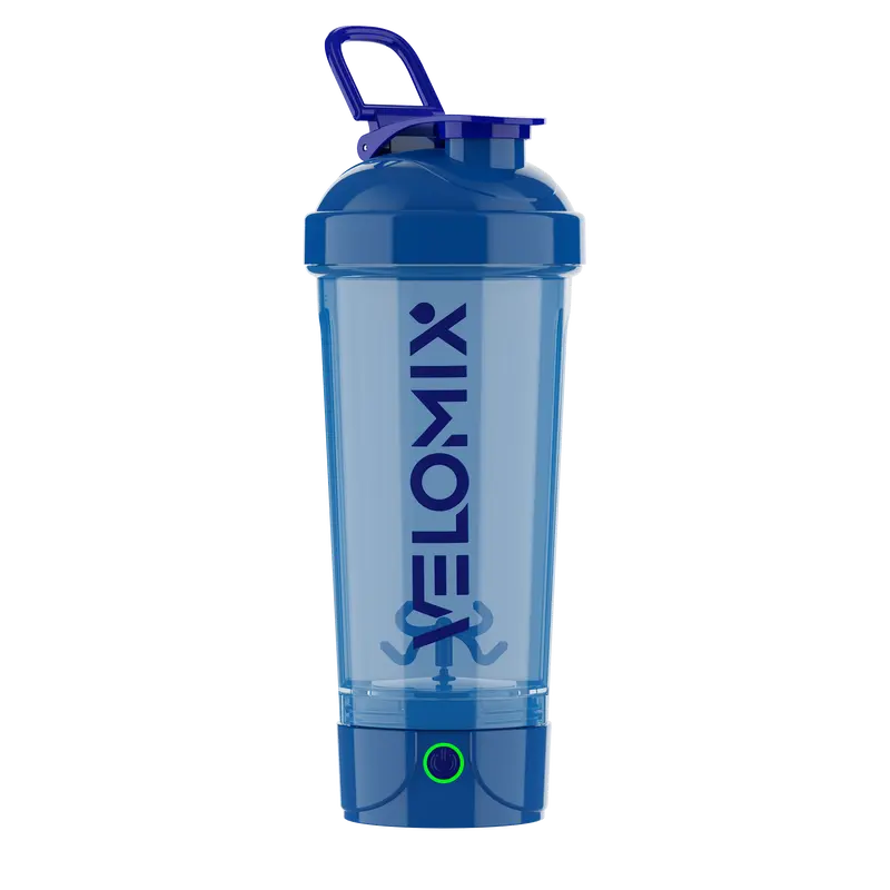 VELOMIX 24oz Rechargeable Protein Shaker Bottle