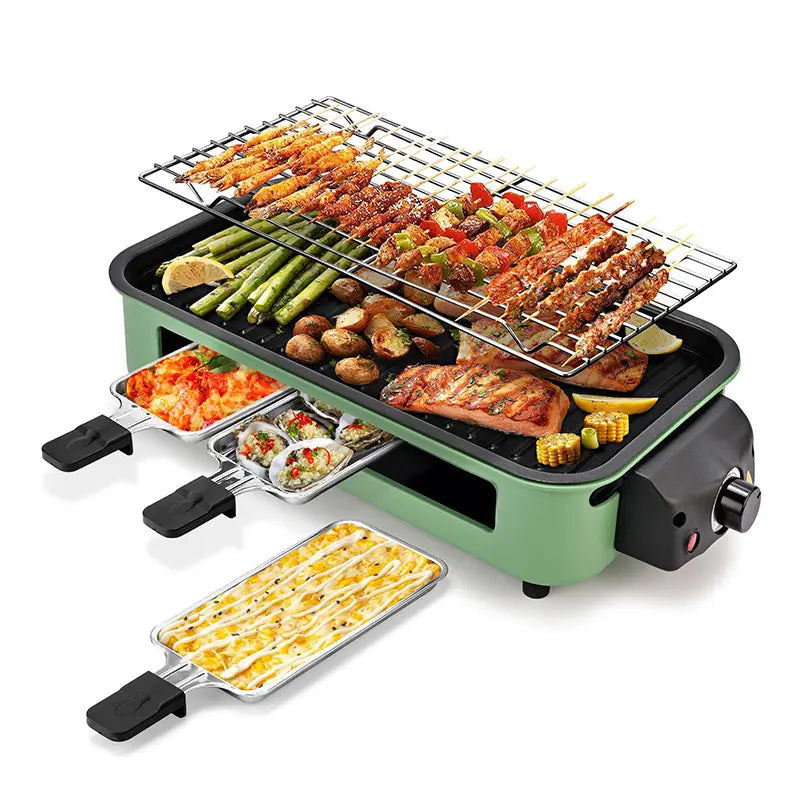 2-in-1 Electric Indoor Grill & Pan
