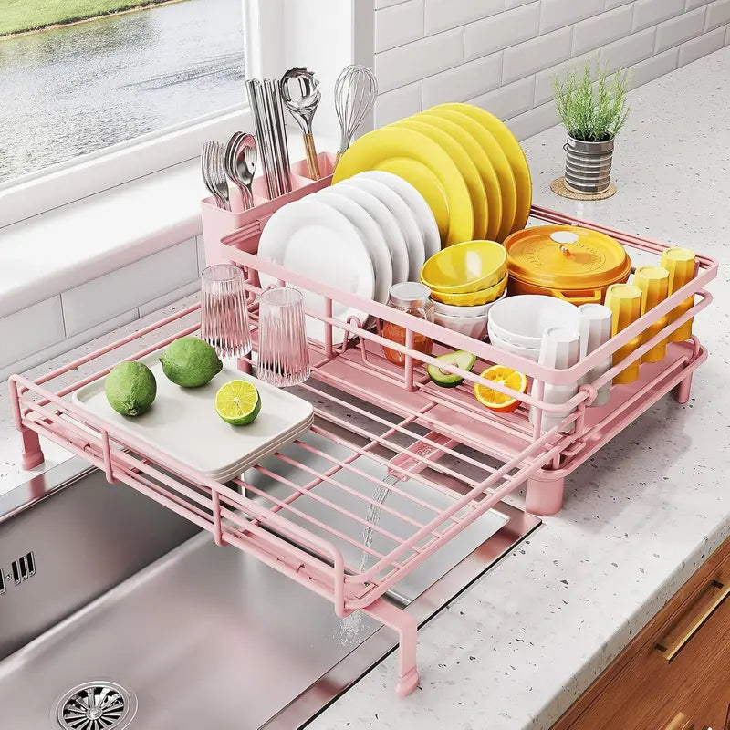 Expandable Kitchen Sink Dish Rack