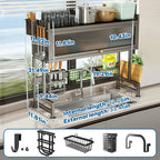 【Summer Deals】2-Tier Over Sink Dish Drying Rack