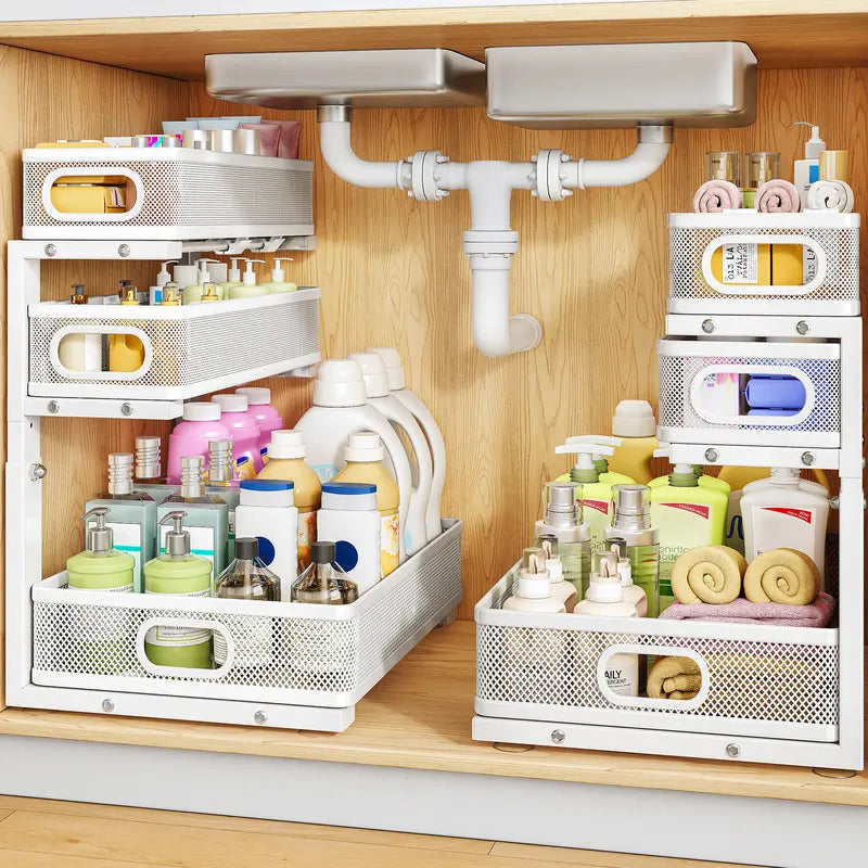 3-Tier Pull-Out Under Sink Organizer