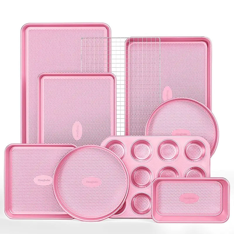 Diamond Texture Non-Stick Baking Sheet Set
