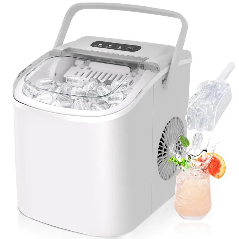 EUHOMY Portable Ice Maker – 26Lbs/Day