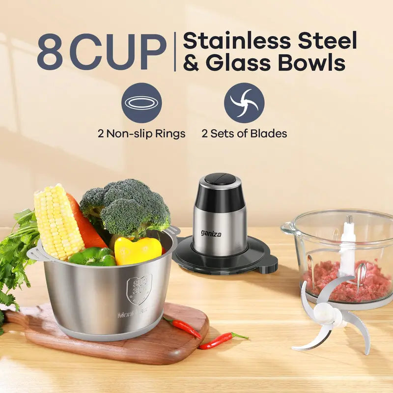 8-Cup Electric Food Chopper