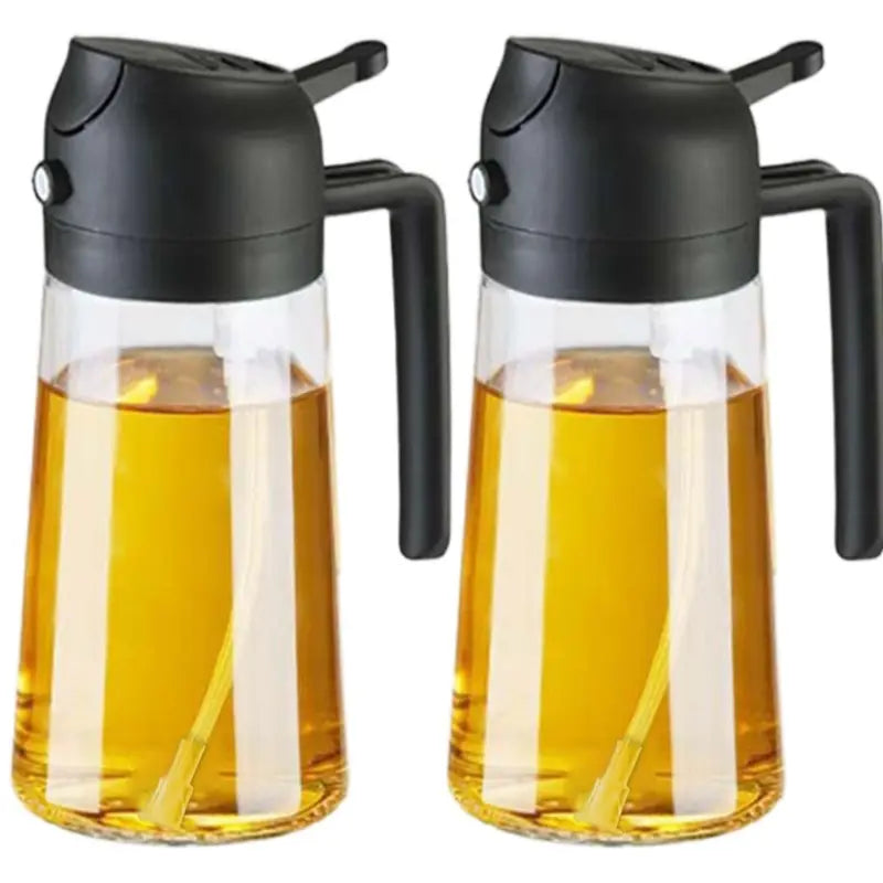 2-in-1 Olive Oil Sprayer & Dispenser