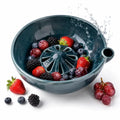 Self-Spinning Berry Washing Bowl