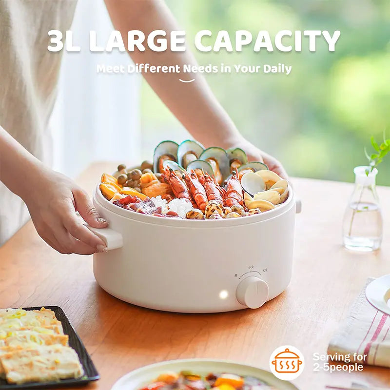 Olayks Portable Electric Hot Pot – Cook Anywhere