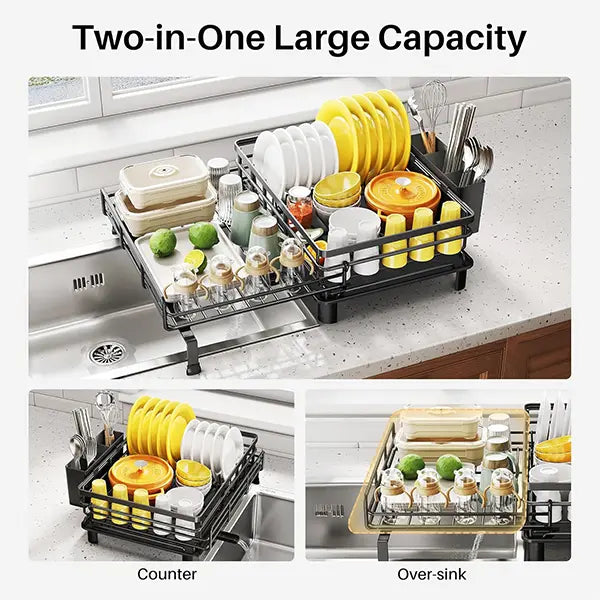 Expandable Kitchen Sink Dish Rack