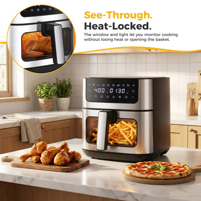 Sweetcrispy 6.34QT Air Fryer – Crispy Cooking with Less Oil