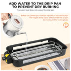 2-in-1 Electric Indoor Grill & Pan