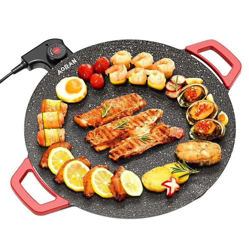Portable Smokeless Indoor Grill Pan
