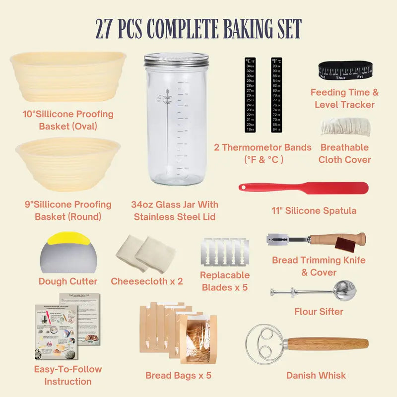 Complete Sourdough Bread Baking Kit