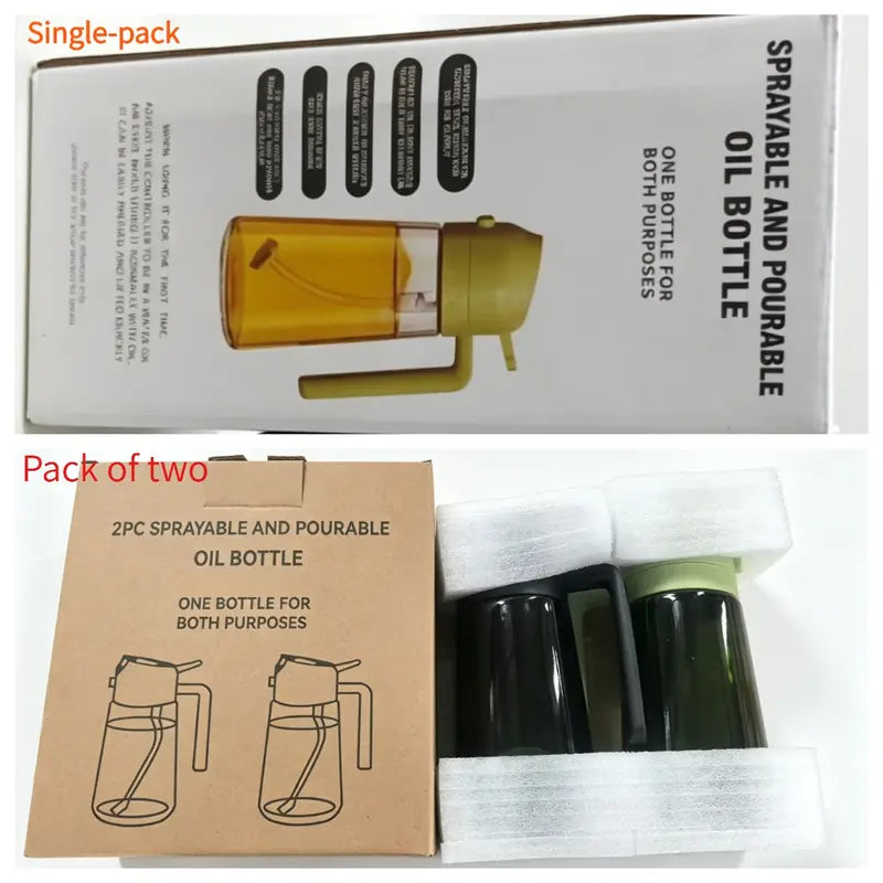 2-in-1 Olive Oil Sprayer & Dispenser