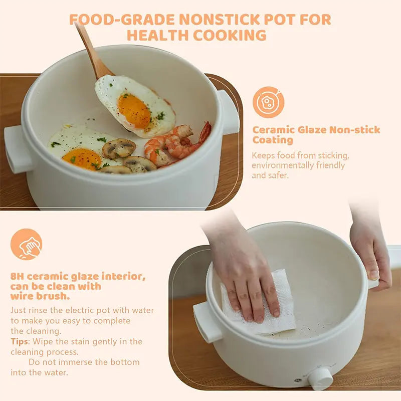 Olayks Portable Electric Hot Pot – Cook Anywhere