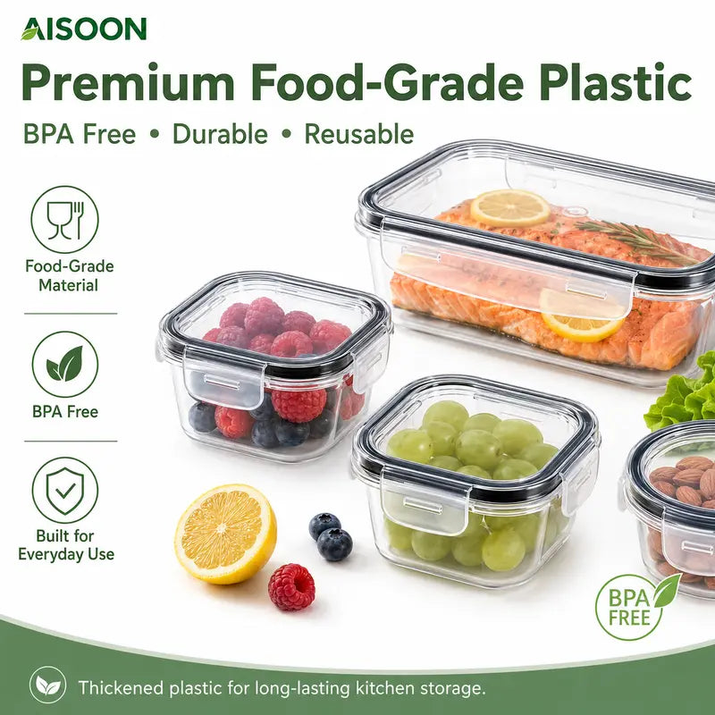 40-Piece Airtight Food Storage Containers Set