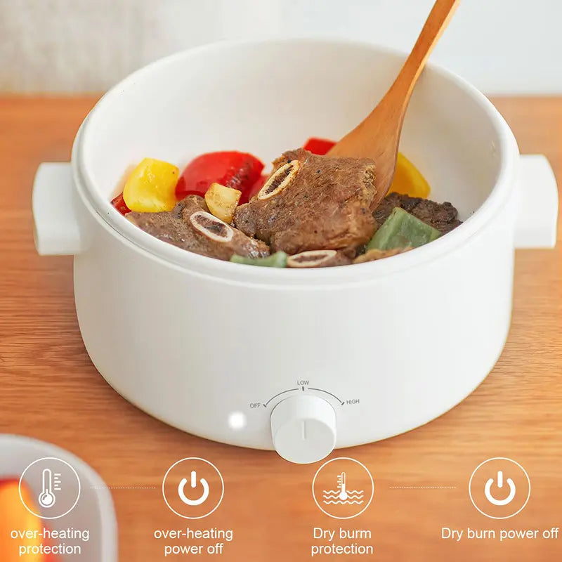 Olayks Portable Electric Hot Pot – Cook Anywhere