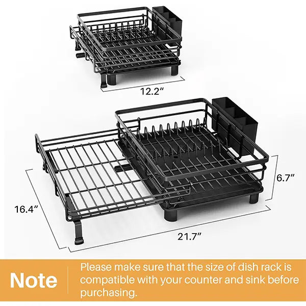Expandable Kitchen Sink Dish Rack