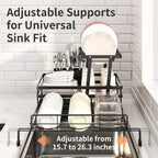 【Summer Deals】2-Tier Over Sink Dish Drying Rack