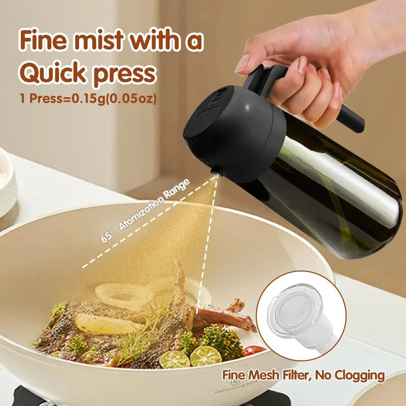 2-in-1 Olive Oil Sprayer & Dispenser