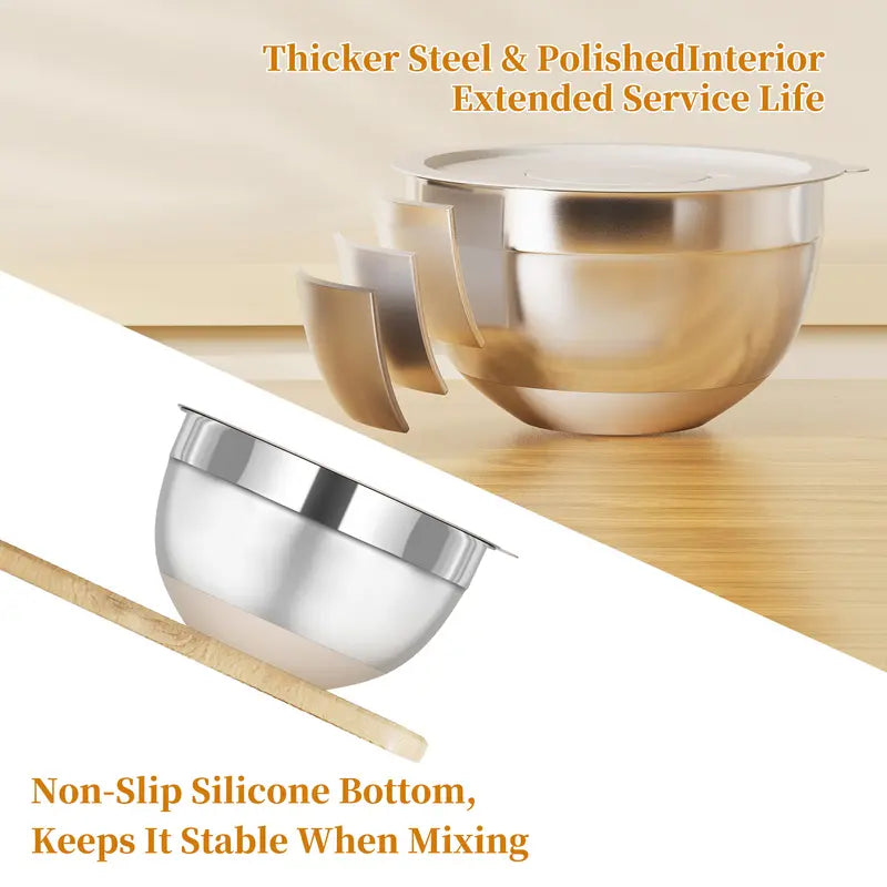 6-Piece Mixing Bowl Set with Lids