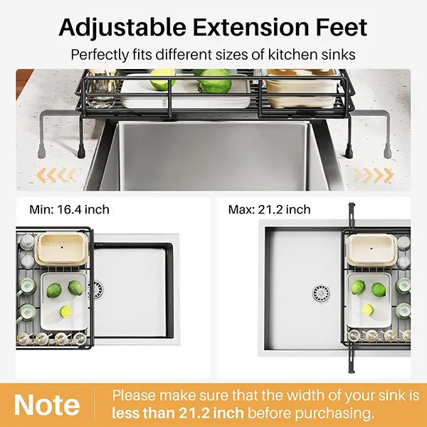 Expandable Kitchen Sink Dish Rack