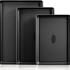 Diamond Texture Non-Stick Baking Sheet Set