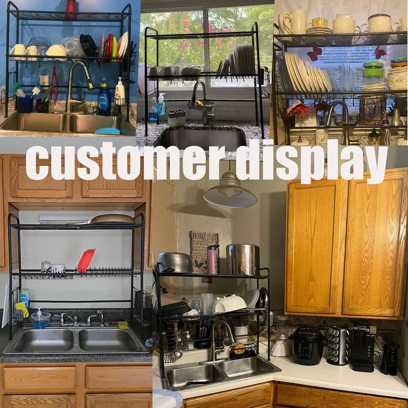 2-Tier Over Sink Kitchen Rack