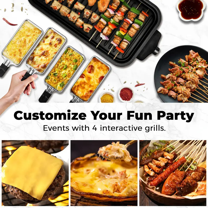 2-in-1 Electric Indoor Grill & Pan