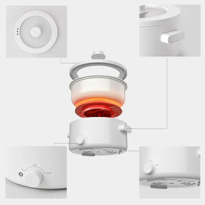 Olayks Portable Electric Hot Pot – Cook Anywhere