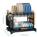 【Summer Deals】2-Tier Over Sink Dish Drying Rack
