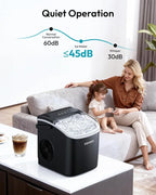 EUHOMY Portable Ice Maker – 26Lbs/Day