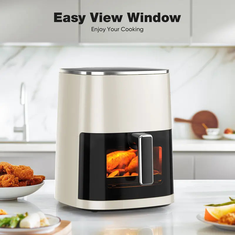 Sweetcrispy 6.34 QT Digital Air Fryer – 12-in-1 Multi-Function