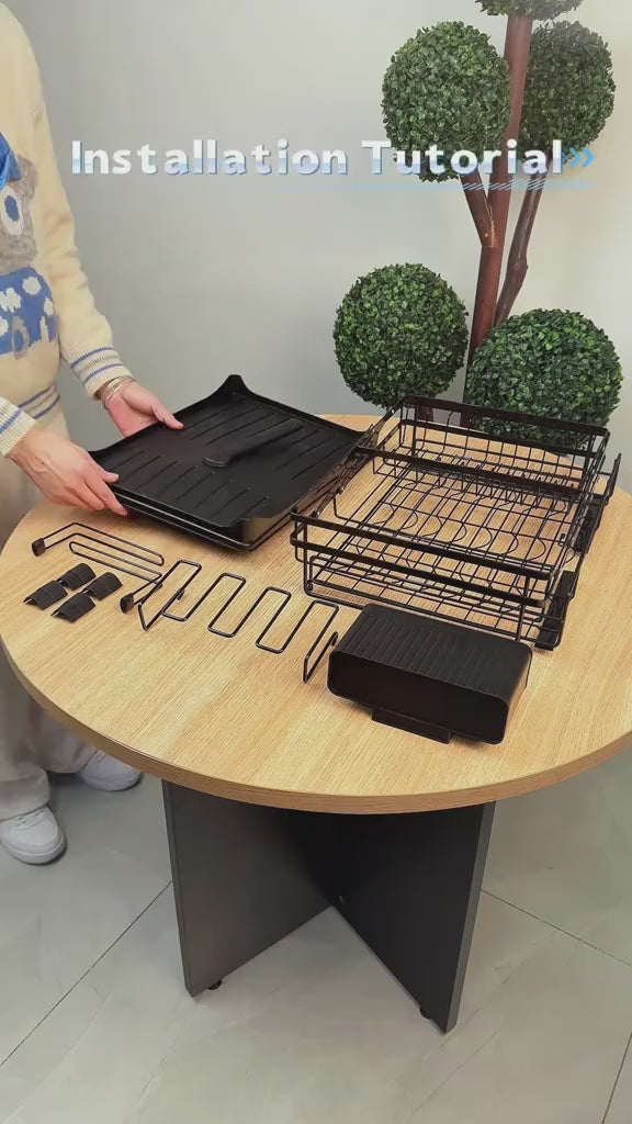 【Summer Deals】2-Tier Over Sink Dish Drying Rack