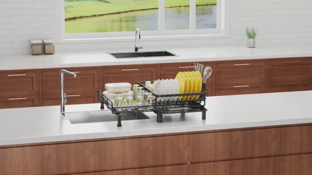 Expandable Kitchen Sink Dish Rack